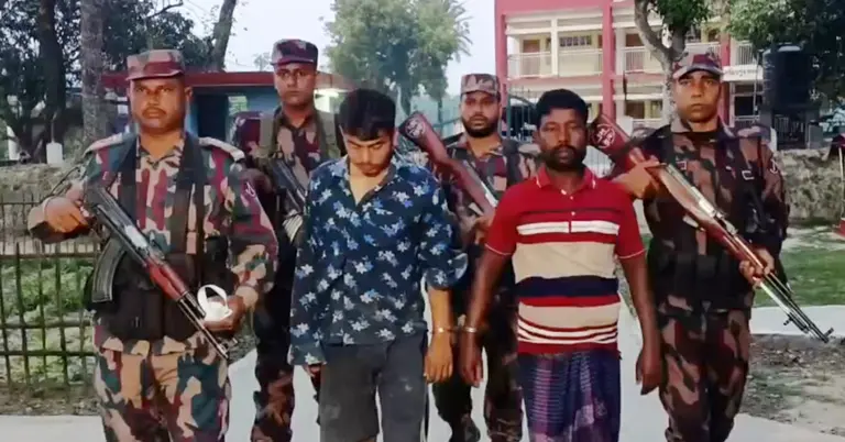 স্বর্ণের বারসহ আটককৃত ২ জন